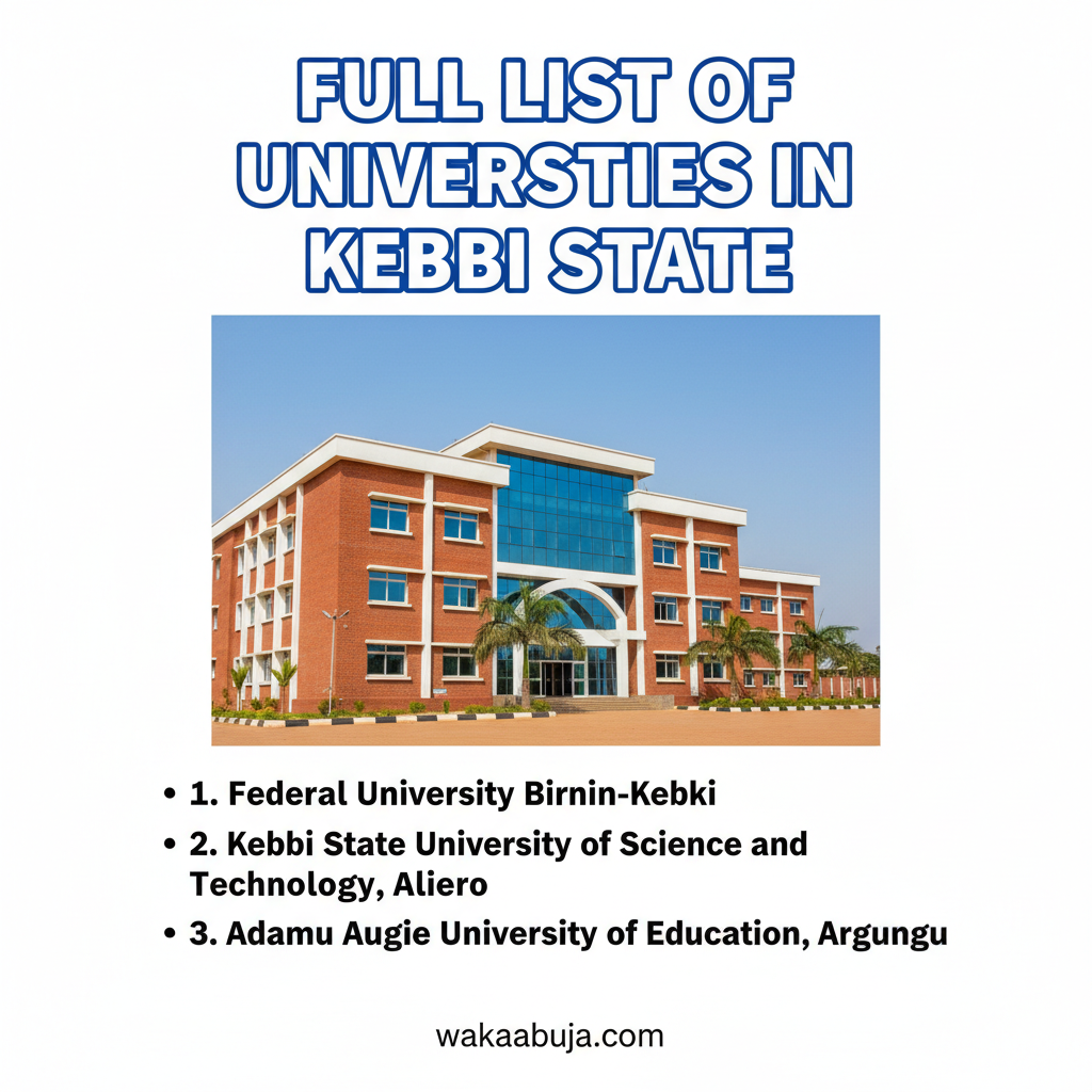 Full List of Universities in Kebbi State