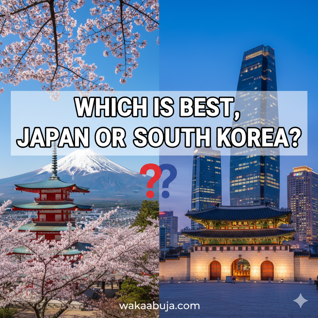 Which is best, Japan or South Korea?