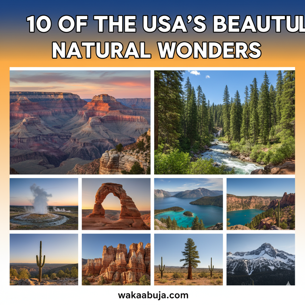 10 of the USA's most beautiful natural wonders