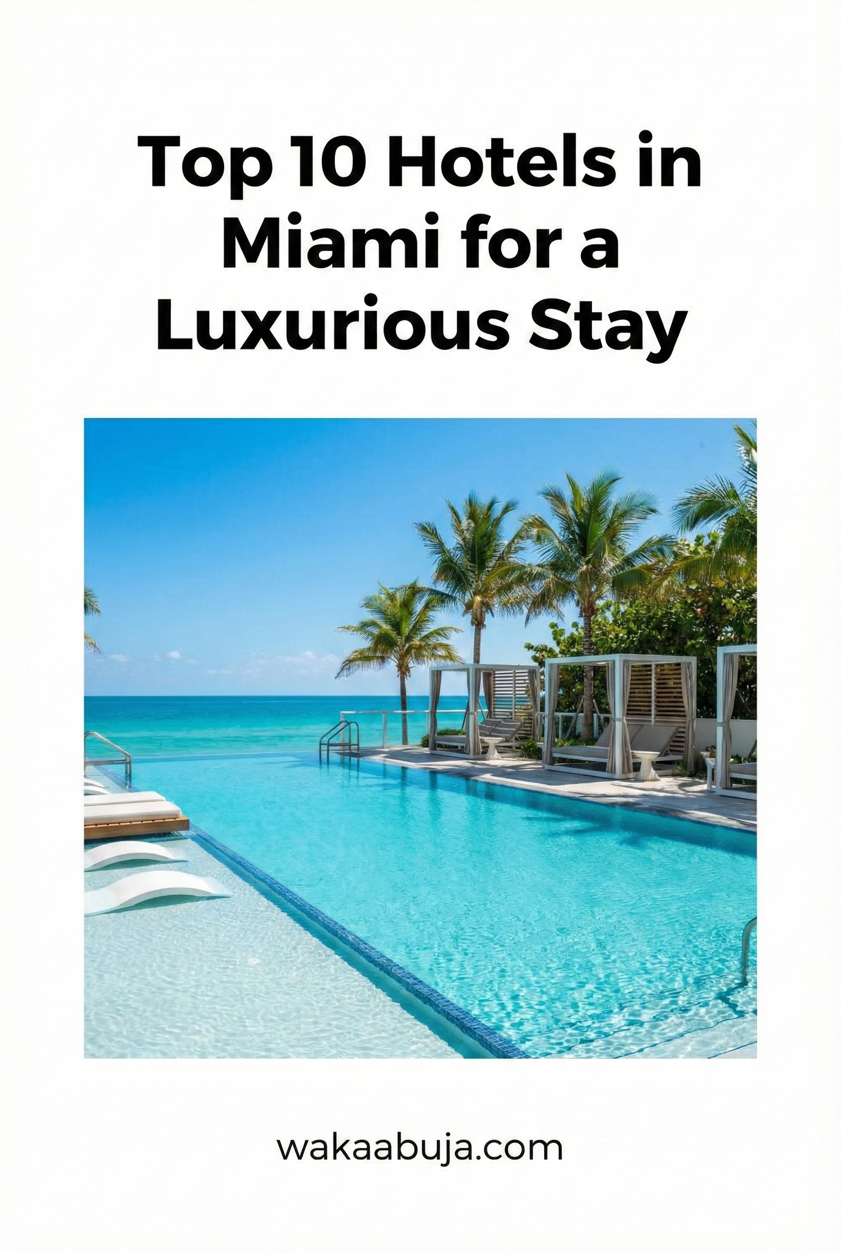 Top 10 Hotels in Miami for a Luxurious Stay