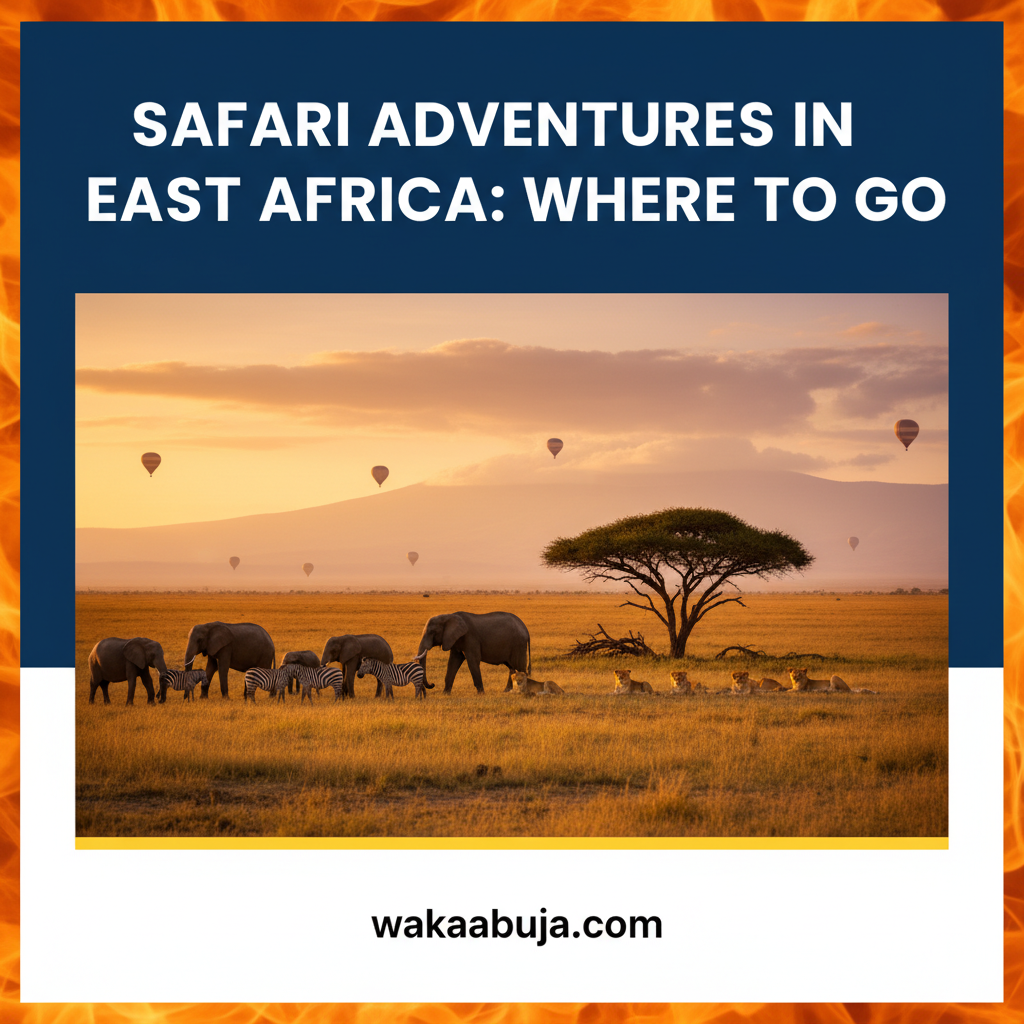 Safari Adventures in East Africa: Where to Go