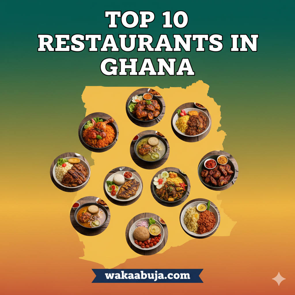 Top 10 Restaurants in Ghana