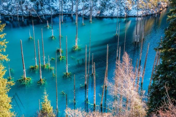 Lake Kaindy Kazakhstan