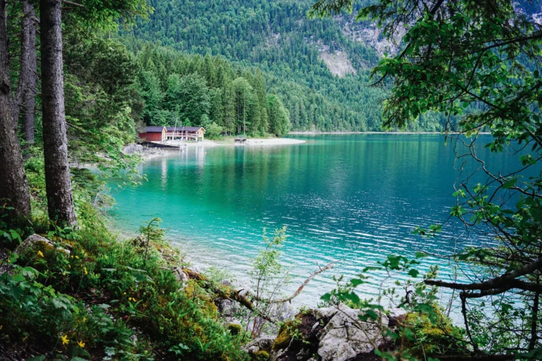 eibsee lake germany europe