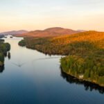 long lake mountain view