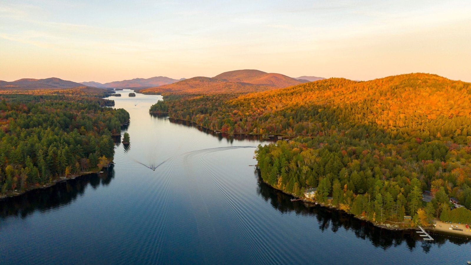 long lake mountain view